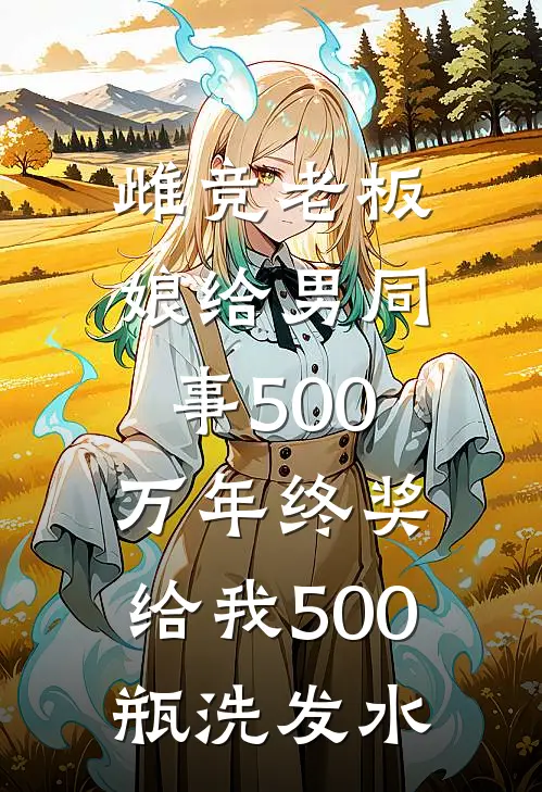 雌竞老板娘给男同事500万年终奖，给我500瓶洗发水