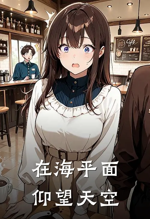 在海平面仰望天空