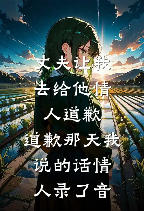 丈夫让我去给他情人道歉，道歉那天我说的话情人录了音