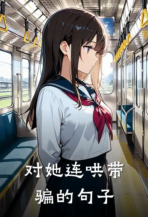 对她连哄带骗的句子