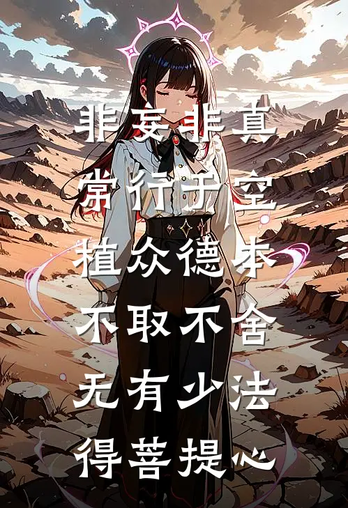 非妄非真常行于空植众德本,不取不舍无有少法得菩提心