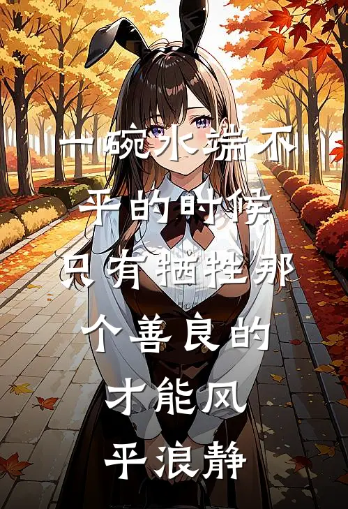 一碗水端不平的时候,只有牺牲那个善良的,才能风平浪静